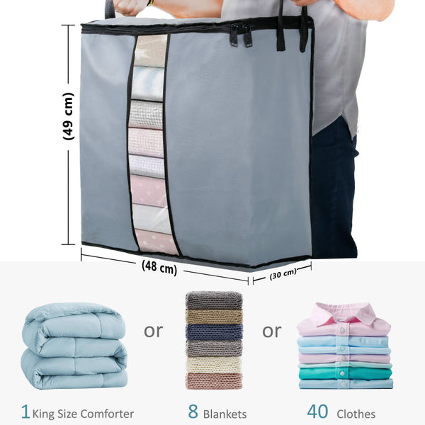 (Pack of 4) Storage Organizer Bags - 100GSM