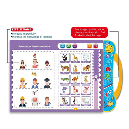 Intelligence Study Book Learning For Kids - Allow to Open