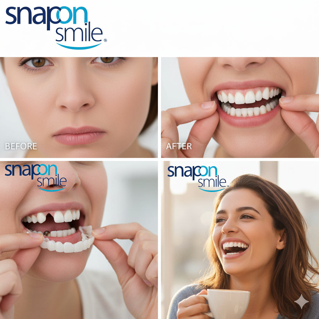 Instant Smile Reusable Snap On Veneers (Upper & Lower) Premium Quality
