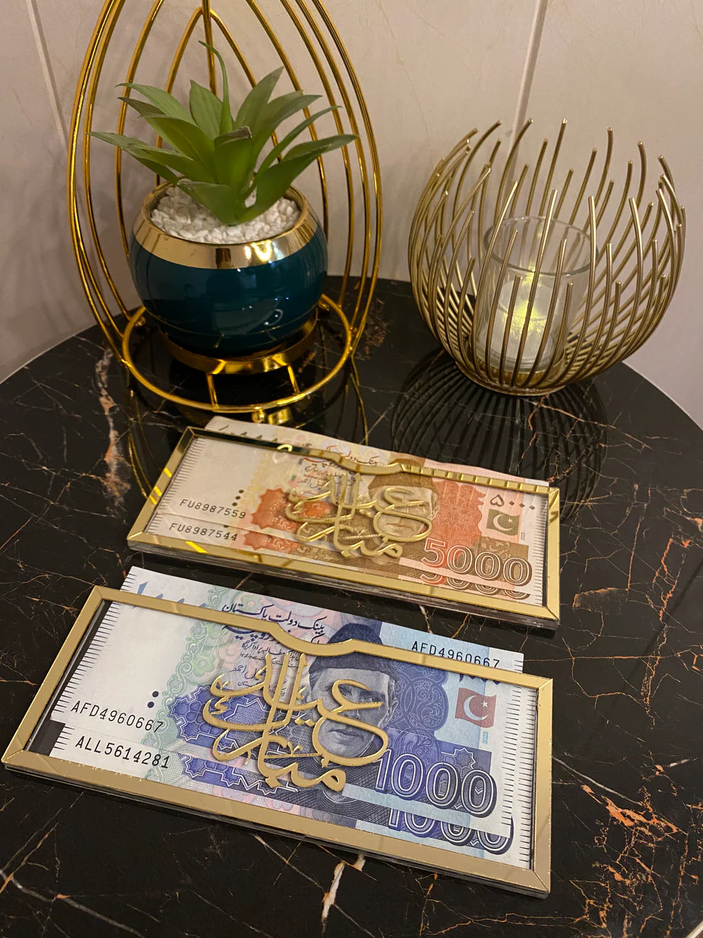 Luxury Acrylic Eid Envelope – Perfect Eidi Gift for Loved Ones