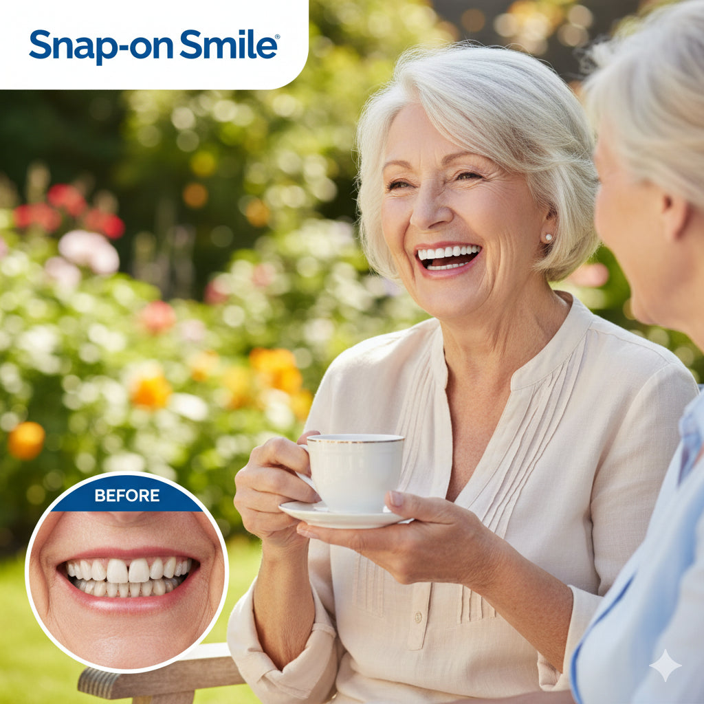 Instant Smile Reusable Snap On Veneers (Upper & Lower) Premium Quality