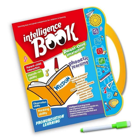 Intelligence Study Book Learning For Kids - Allow to Open