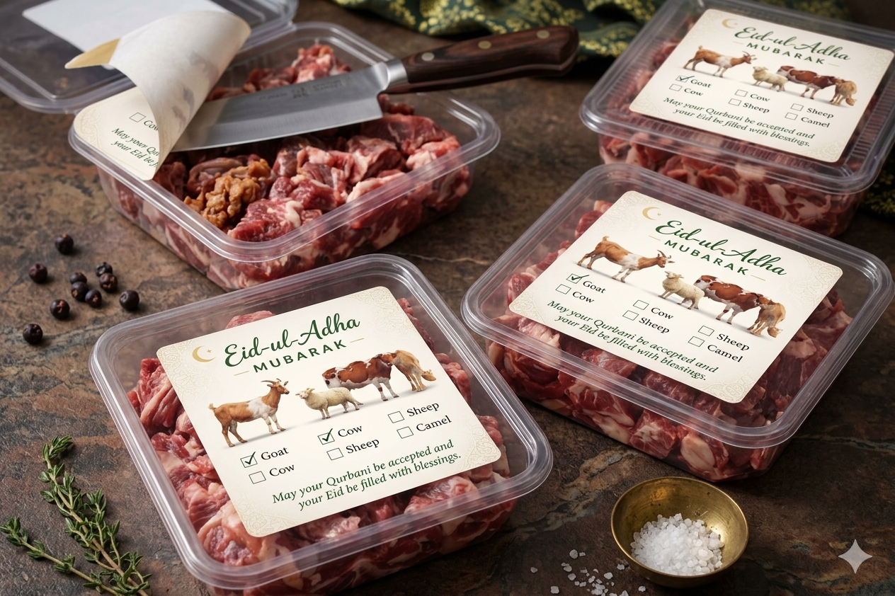 Eid-ul-Adha Special Meat Boxes – Hygienic, Ready-to-Distribute Packs