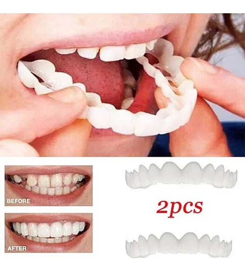 Instant Smile Reusable Snap On Veneers (Upper & Lower) Premium Quality