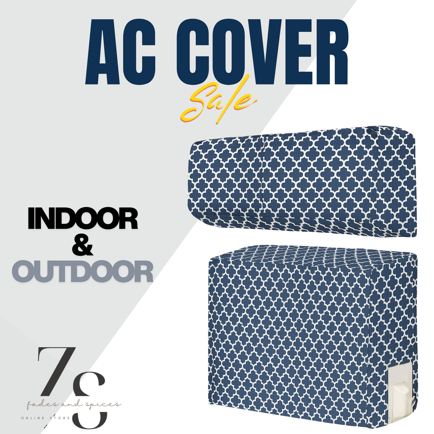 Printed AC Water Proof Cover For Indoor and Outdoor