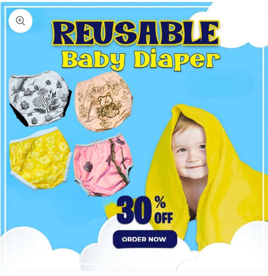 Kids Reusable Baby Diaper & Training Pants