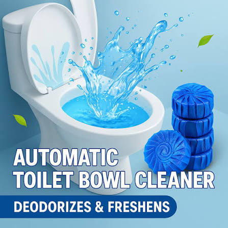 Automatic Toilet Bowl Cleaner Tablets – Long Lasting Deodorizer & Freshener