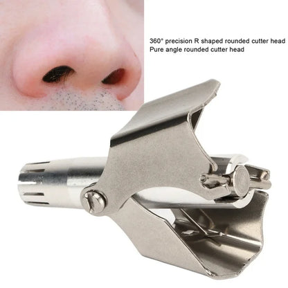 Stainless Steel Manual Nose and Ear hair Trimmer