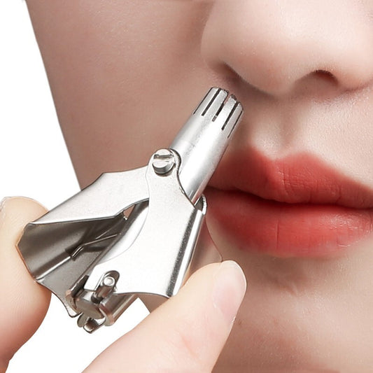 Stainless Steel Manual Nose and Ear hair Trimmer