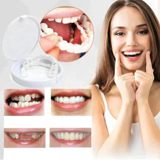 Instant Smile Reusable Snap On Veneers (Upper & Lower) Premium Quality